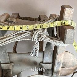 Vintage Wooden Sawbuck Pack Saddle with Rigging