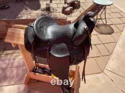 Vintage early rodeo/ranch bronc riding Hamley style saddle! Display or use