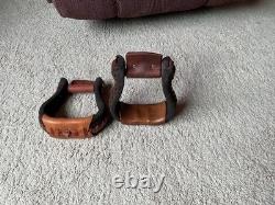 Vintage early rodeo/ranch bronc riding Hamley style saddle! Display or use