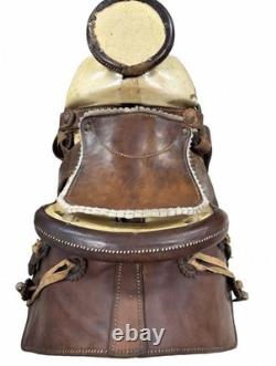 Vintage western saddle complete with original bags