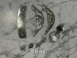 Vintage western saddle silver set or partial set. Saddle Attachments