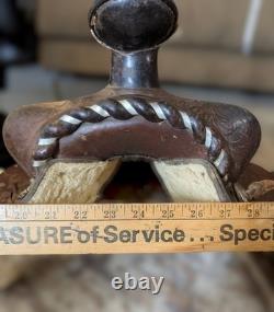 Vtg. Circle Y Western Show Saddle Fully Tooled Model 1800 Sweet Home Texas 14