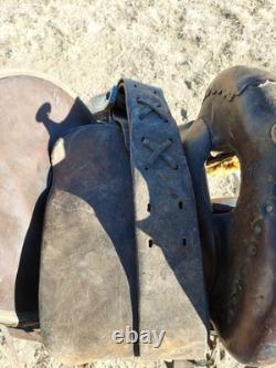 Vtg Rare Victor Marden Dalles Or. High Back Western Saddle 13½ Seat