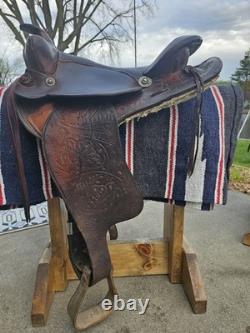 Vtg Southern Saddlery Chattanooga Tn 15 Western Saddle