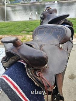 Vtg Southern Saddlery Chattanooga Tn 15 Western Saddle