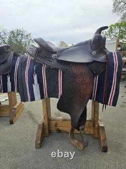 Vtg Southern Saddlery Chattanooga Tn 15 Western Saddle