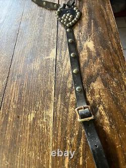 Vtg Western Studded Tooled Parade Saddle Youth Pony 12 Breast Collar Bridle