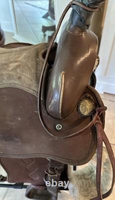WESTERN HORSE SADDLE KING 16 Inch TX Lightweight Synthetic
