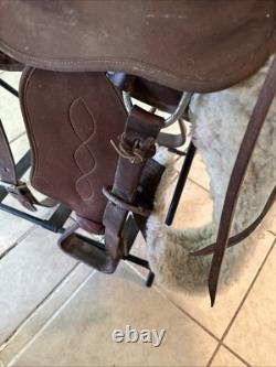 WESTERN HORSE SADDLE KING 16 Inch TX Lightweight Synthetic