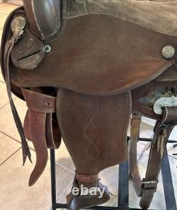 WESTERN HORSE SADDLE KING 16 Inch TX Lightweight Synthetic