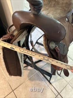 WESTERN HORSE SADDLE KING 16 Inch TX Lightweight Synthetic