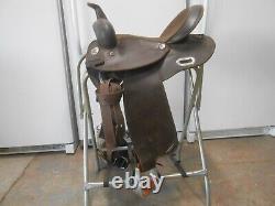 WINTEC SADDLE. Trail pleasure ranch western leather synthetic horse mule english