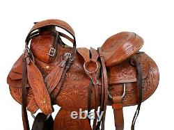 Wade Saddle Western Horse Pleasure Roping Ranch Used Leather Tack 15 16 17 18