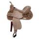 Weathered Steer Barrel Saddle Waffle Tooling Painted Steer Skull Fqhb 15 New