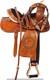 Western Barrel Leather Horse Saddle Full Tack Set. Size-10-18 Inch