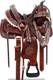 Western Barrel Leather Horse Saddle Full Tack Set. Size-10-18 Inch