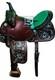 Western Barrel Leather Horse Saddle With Tack Set 10 To 18 Size Free Shipping