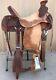 Western Barrel Racing Horse Saddle Premium Leather With Tack Set 10'' To 18' In