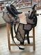 Western Barrel Racing Horse Saddle Premium Leather With Tack Set 10'' To 18' In