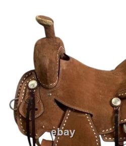 Western Barrel Racing Trail Equestrian Horse Saddle Tack Size 12-18