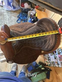 Western Barrel Saddle 15 Inch Seat