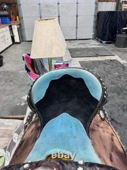 Western Barrel Saddle. Great Used Condition. Leather. 16 Inch Seat