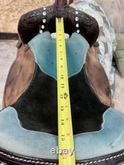 Western Barrel Saddle. Great Used Condition. Leather. 16 Inch Seat