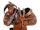 Western Barrel Saddle Youth Kids Pleasure Tooled Leather Horse Tack Set 12 13