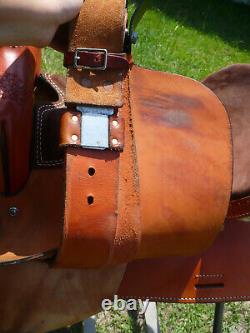 Western Barrel or Trail Saddle by Johnny Ruff's Saddle Shop