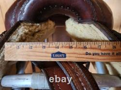 Western Handmade Caldwell Ranch Saddle Square Skirt 16 Inch