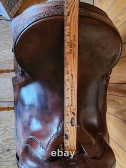 Western Handmade Caldwell Ranch Saddle Square Skirt 16 Inch