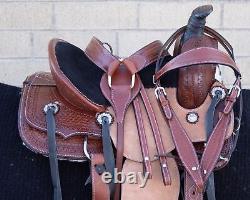 Western Horse Kids Trail Barrel Ranch Roping Youth Used Saddle Tack Set 12 13 14