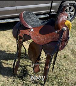 Western Horse Saddle 16 FQHB