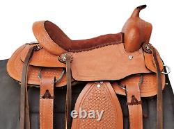 Western Horse Saddle Barrel Racing Trail Horse Saddle with Matching tack Set