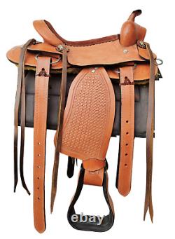 Western Horse Saddle Barrel Racing Trail Horse Saddle with Matching tack Set