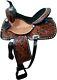 Western Horse Saddle Barrel Racing Trail Horse Saddle With Tack Set 10'' To 18'