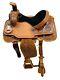 Western Horse Saddle Brown Colour With Black Sued 12 To 18