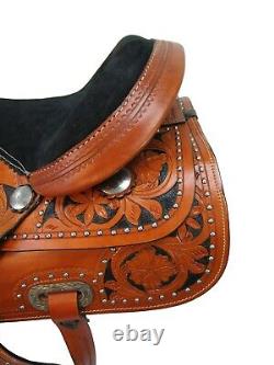 Western Horse Saddle Pleasure Barrel Racing Horse Used Leather Tack 15 16 17 18