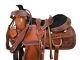 Western Horse Saddle Pleasure Horse Trail Tooled Cowboy Used Tack 15 16 17 18