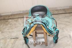 Western Leather Barrel Horse Saddle Tack Set 10 to 20 Free Shipping