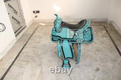 Western Leather Barrel Horse Saddle Tack Set 10 to 20 Free Shipping
