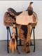 Western Leather Roping Ranch Horse Saddle Size 14 -16 Free Ship