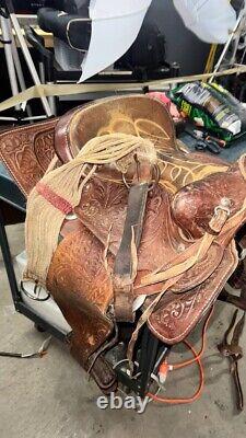 Western Leather Saddle