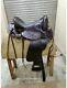 Western Leather Saddle 10'' To 18'' Equestrian Trail Horse