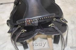 Western Leather Saddle All Sizes Inch Equestrian Trail Horse