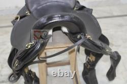 Western Leather Saddle All Sizes Inch Equestrian Trail Horse