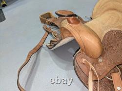 Western Leather Youth Child Horse Pony Kid Ranch Saddle