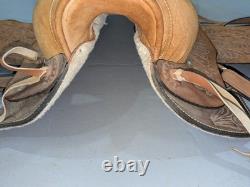 Western Leather Youth Child Horse Pony Kid Ranch Saddle