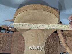 Western Leather Youth Child Horse Pony Kid Ranch Saddle