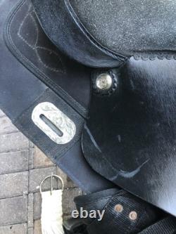 Western Pleasure Leather Saddle